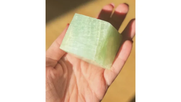 Emerald Memory ~ Pistachio Calcite Cube✨ - Image 5