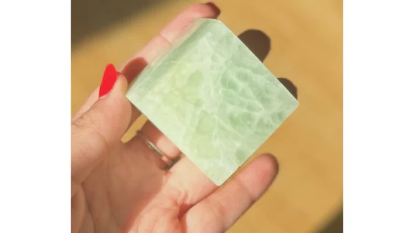 Emerald Memory ~ Pistachio Calcite Cube✨ - Image 3