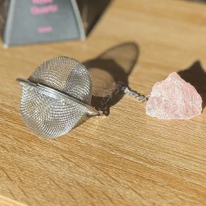 🌹Winter Enchanted Brew ~ Rose Quartz Tea Strainer🌹