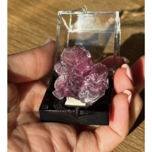 🌸Lepidolite Specimen Display Box✨