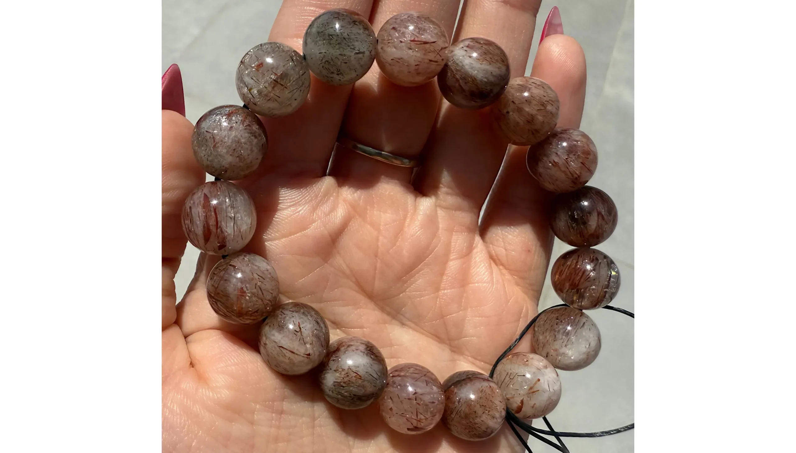 🔥🐉Dragonblood Threads of Eternia ~ Red Rutilated Quartz🐉🔥 - Image 2