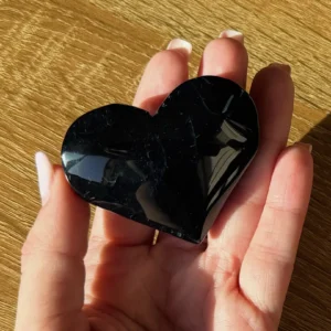 🖤Heart of Shadows ~ Black Obsidian Heart🖤