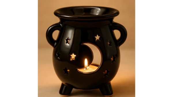 ⭐Moon & Stars ~ Cauldron Oil Burner🌙