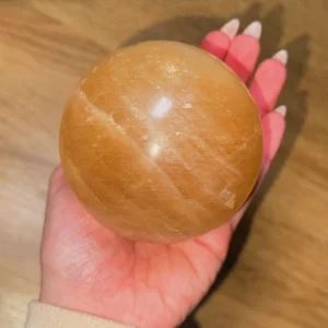 ✨The Solar Keeper ~ Honey Calcite Sphere🍯✨