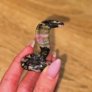 🐍💗Thornyra ~ The Rhodonite Cobra of Wild Heart & Shadowed Healing💗🐍