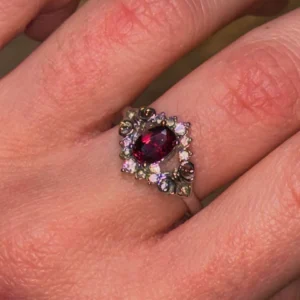 ❤️👑Velmira ~ Garnet Ring of the Crimson Crown👑❤️