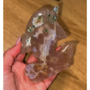 🌿🐬Aurelion Mossward ~ Druzy Agate & Moss Agate🐬🌿