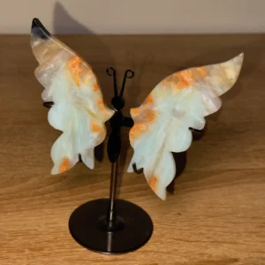 🦋Aerial Grace Butterfly · Blue Lace Agate🦋