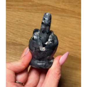 🖕🖤Larvikite Middle Finger🖤🖕