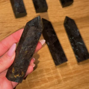 🖤☀️ Astrophyllite Tower ~ The Black Sun Codex☀️🖤