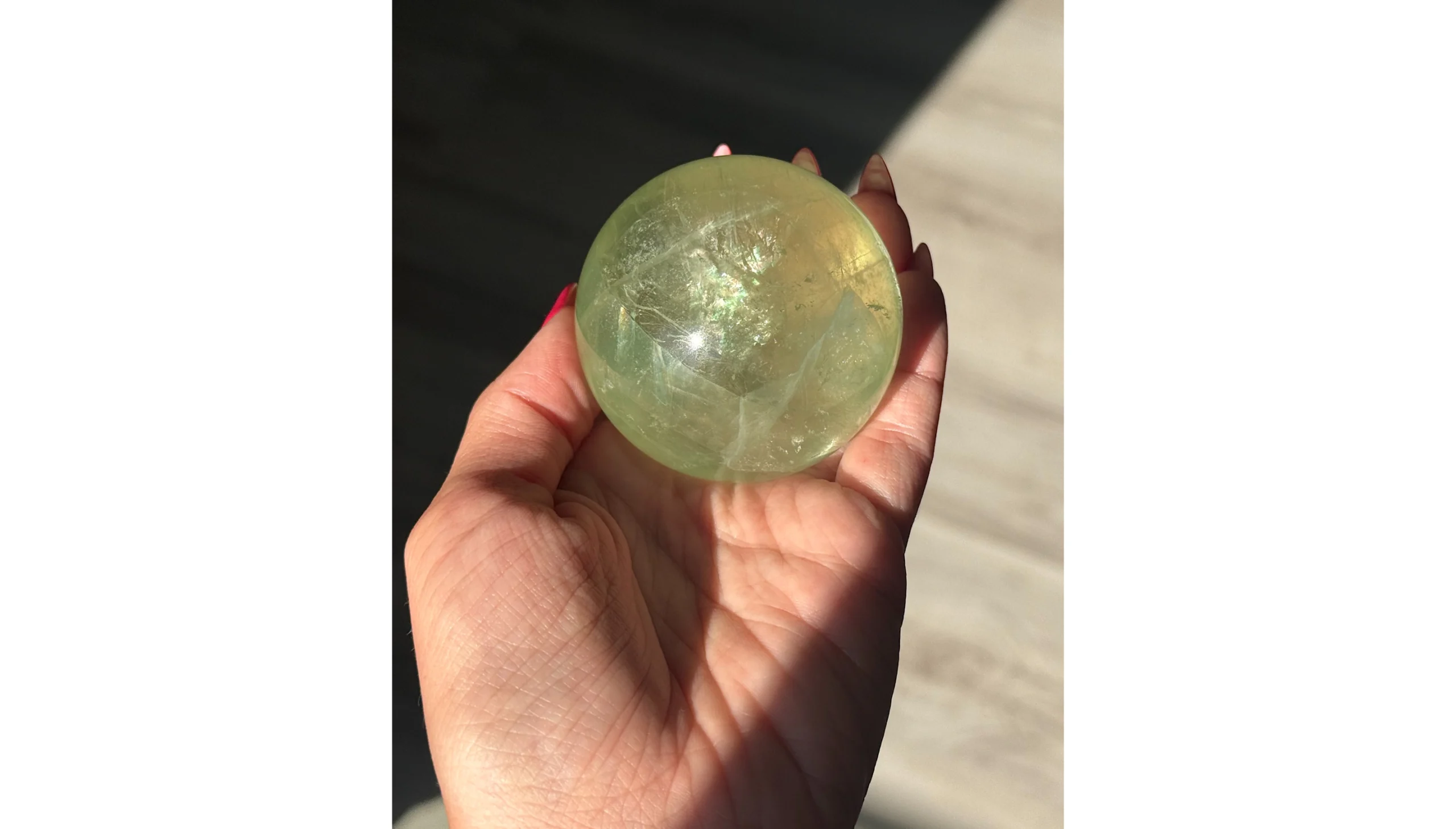 🧚♀️🌿The Mossbound Oracle Stone ~ Forest Fluorite🌿🧚♀️ - Image 2