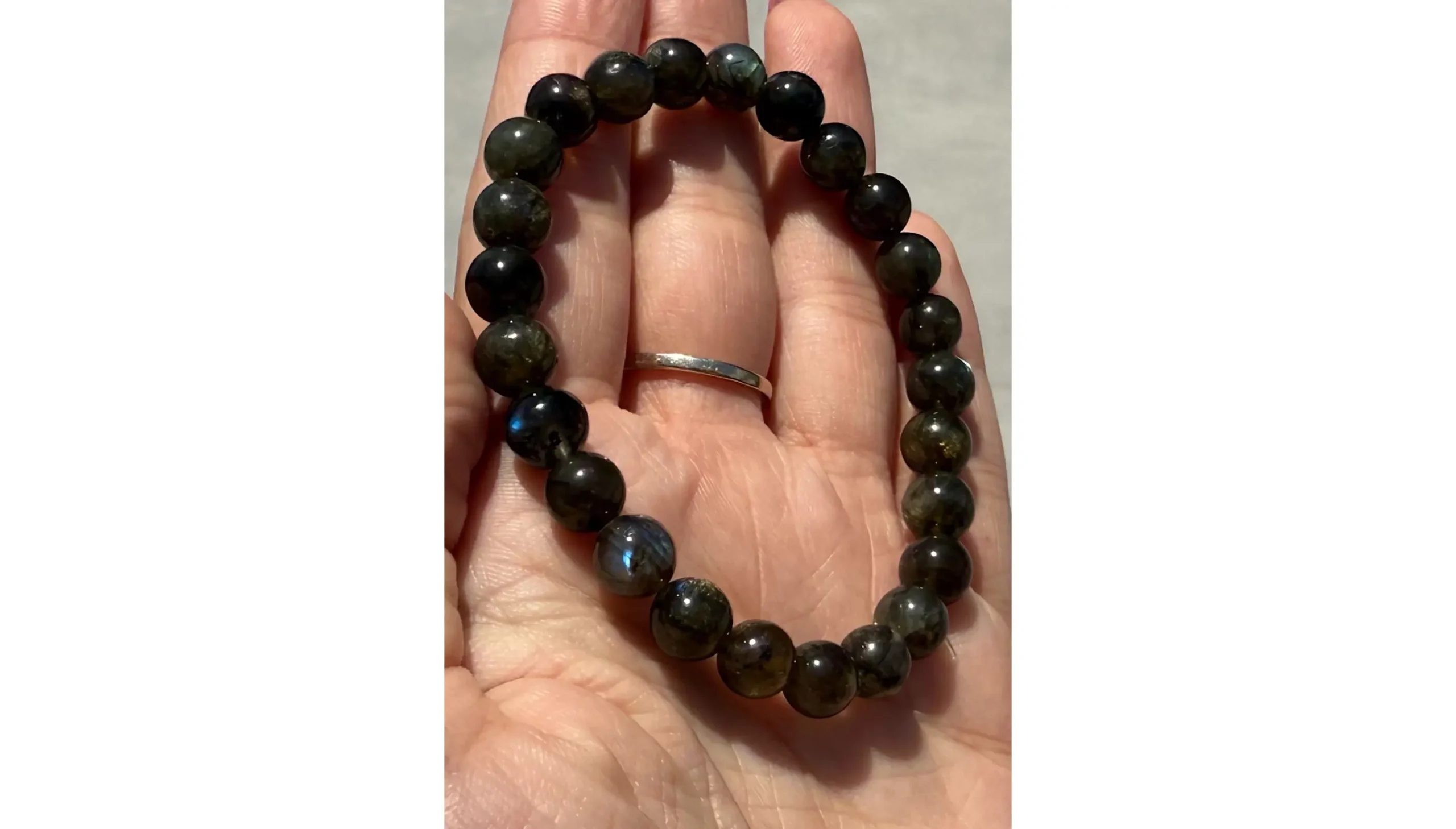 🌑🖤Veil of the Night Seer ~ Labradorite🖤🌑 - Image 2