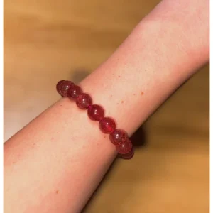 ✨🍓Fairy Heart Candy Bracelet ~ STRAWBERRY QUARTZ🍓✨