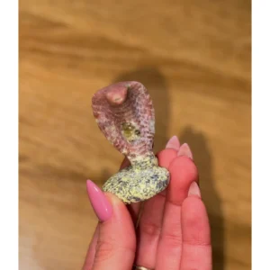 🐍🌸Pink Jasper Cobra · Serpent of the Rosy Stone🌸🐍