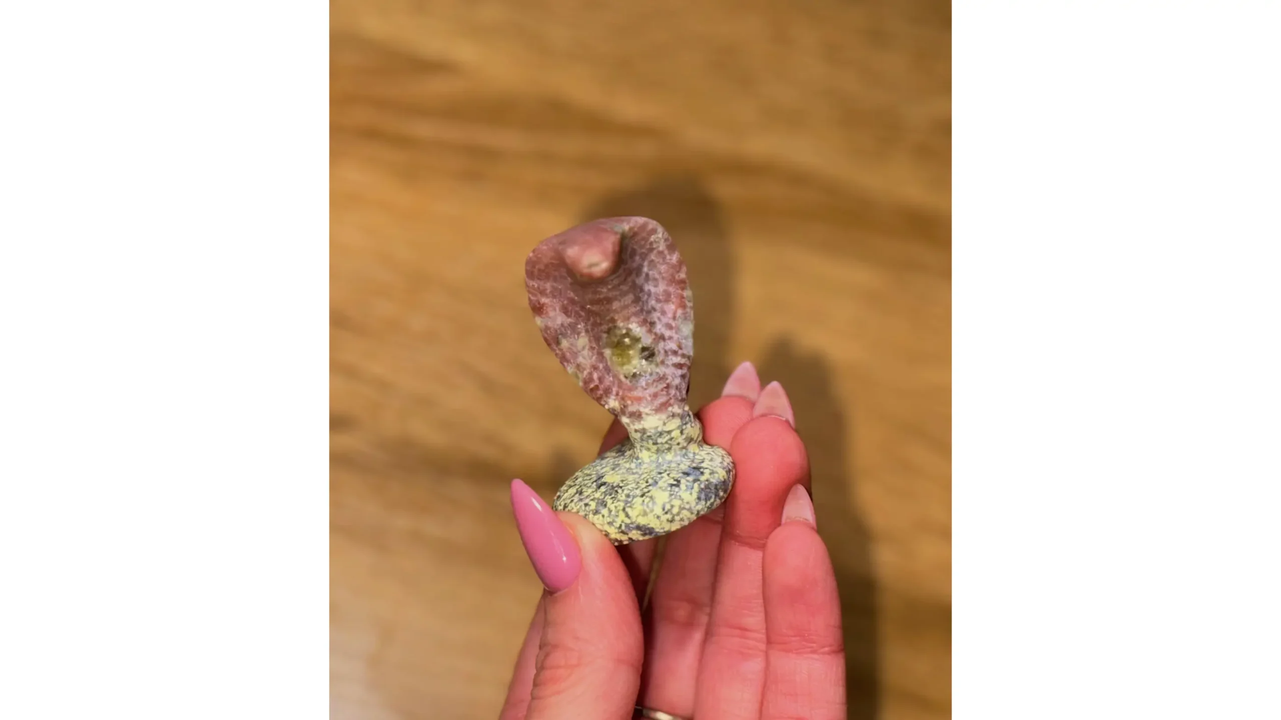 🐍🌸Pink Jasper Cobra · Serpent of the Rosy Stone🌸🐍