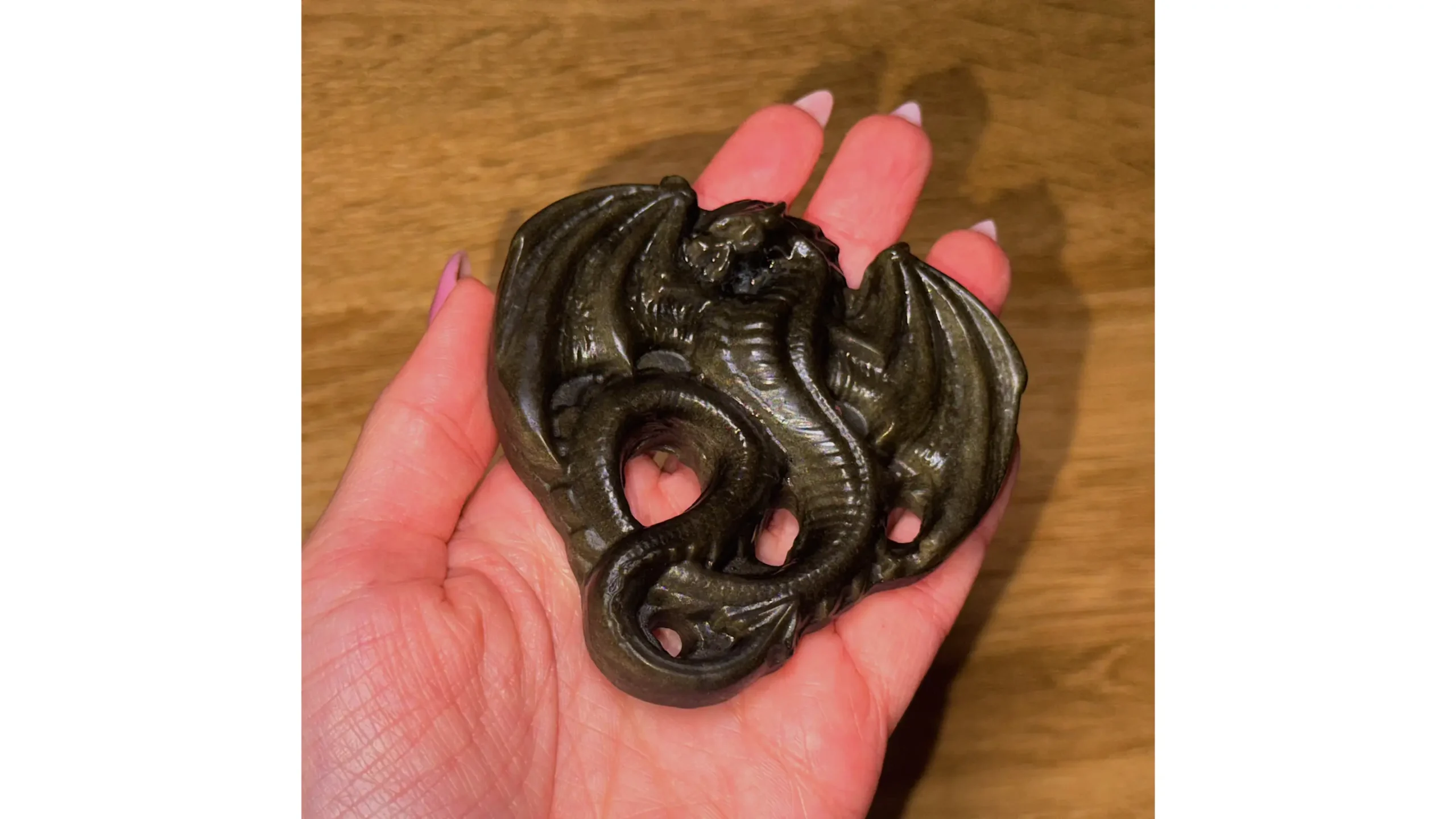 ✨🐉SOLARA AURELION · The Golden Sheen Obsidian Temple Dragon🐉✨ - Image 3