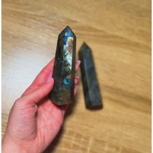 🖤🌩️Stormbound Veil ~ Dark Labradorite Tower🌩️🖤