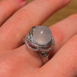 💙🌙Blue Rose Quartz Fidget Spinner ~ The Moon Mist Orbit🌙💙