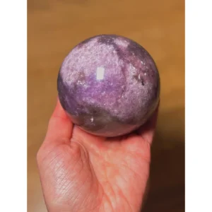 ✨💜The Astral Nebula Heart Sphere ~ Lepidolite💜✨