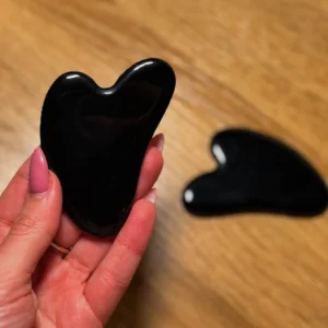 🖤🧚♀️ Black Obsidian Gua Sha ~ Ancient Priestess Beauty Ritual🧚♀️🖤