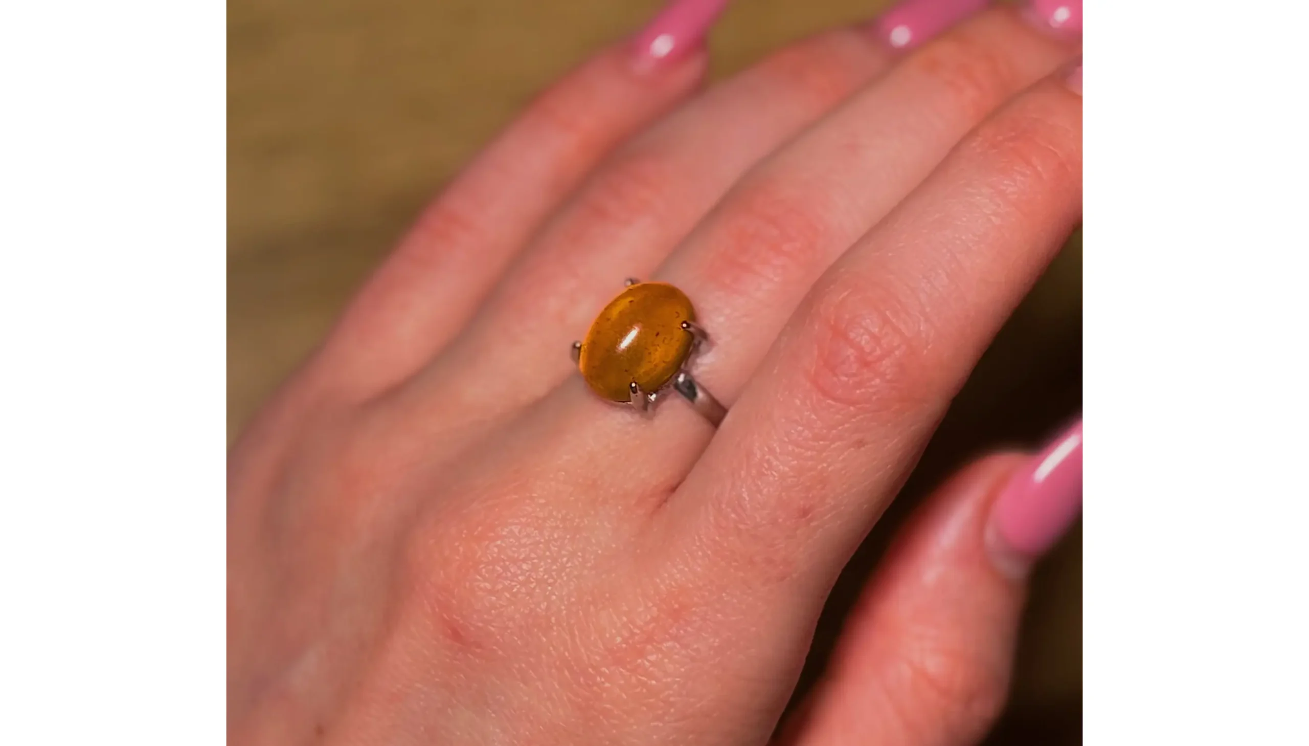 ☀️🧡Amber Solar Ring ~ A Relic of Ancient Light🧡☀️ - Image 2