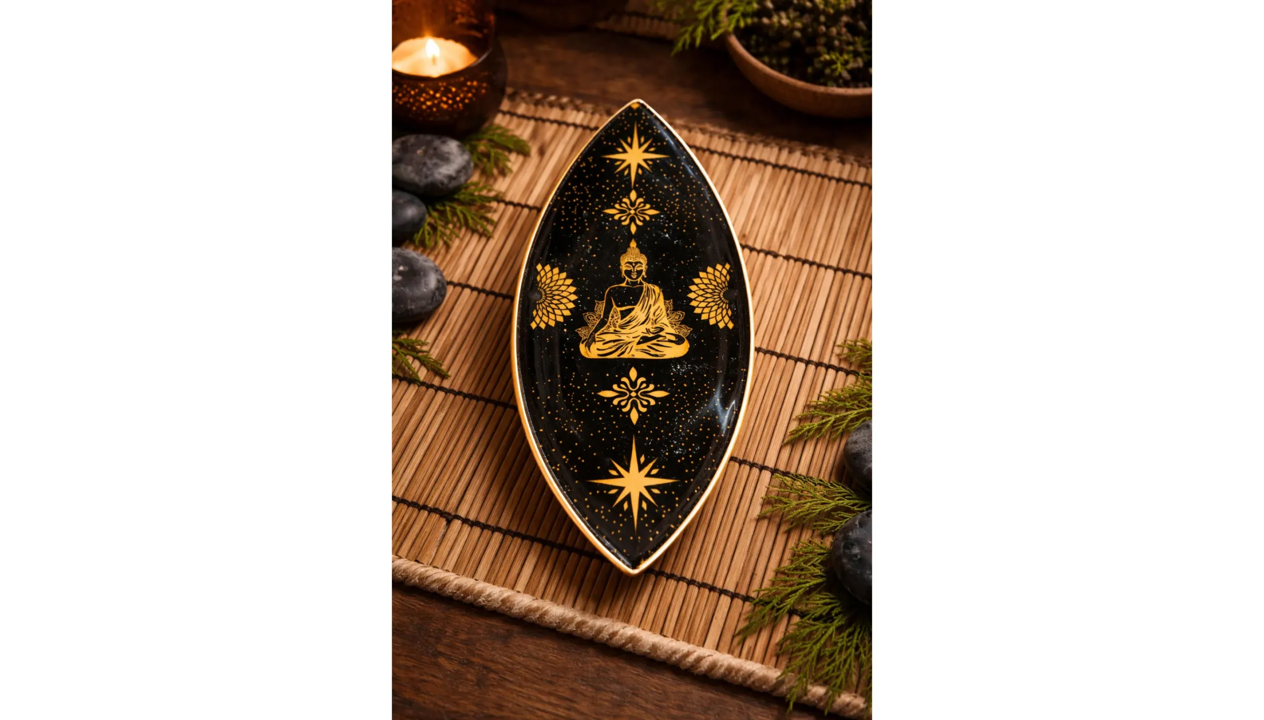 ✨🧘Golden Buddha Sacred Incense Bowl🧘✨