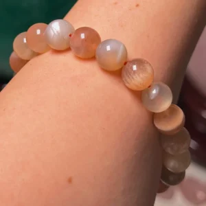🍑✨🌙Lunara Blush ~ Peachy Banded Agate 🌙✨🍑