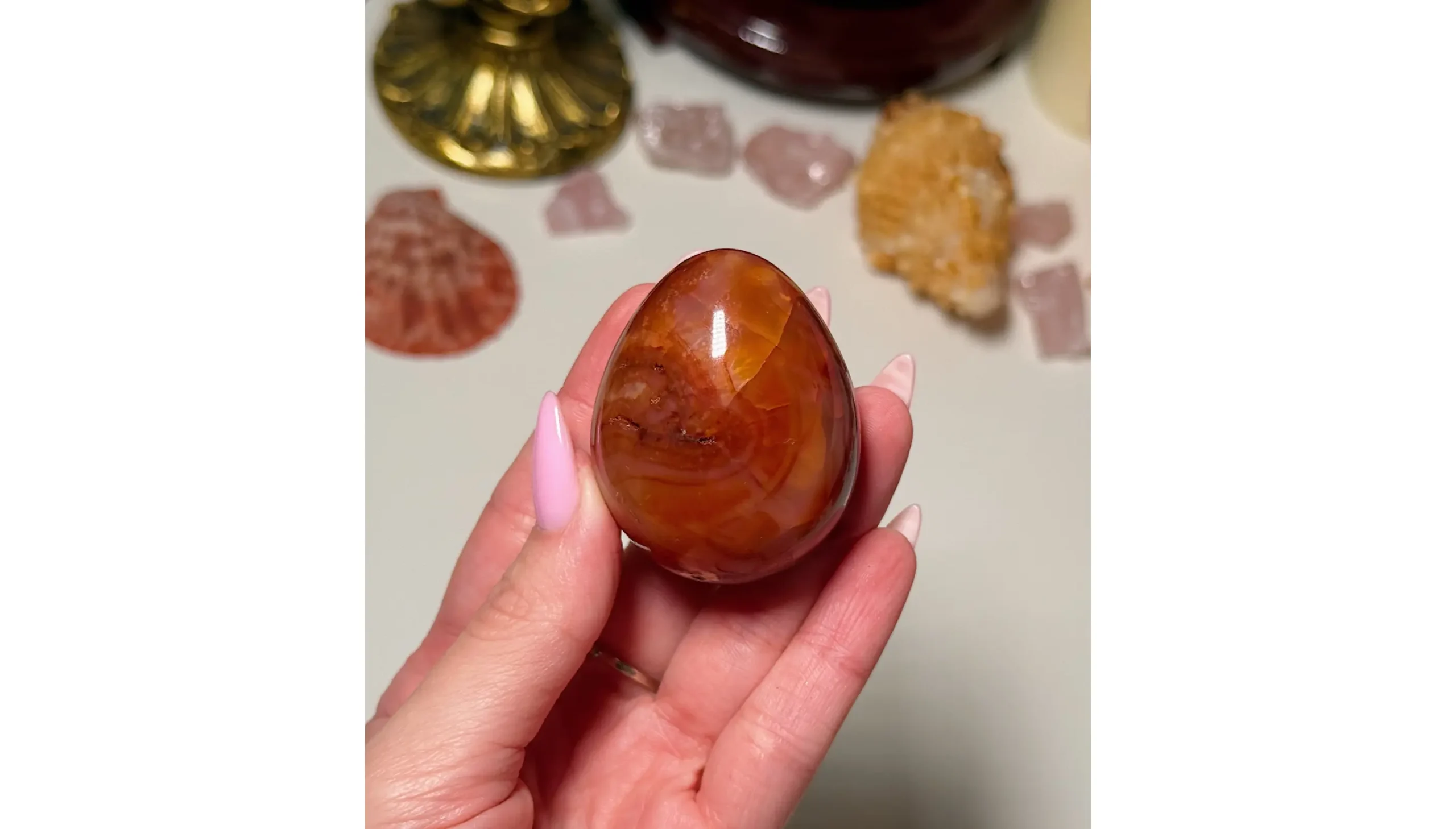 🐉🔥THE LOCKED DRAGON ~ CARNELIAN EGG🔥🐉 - Image 3