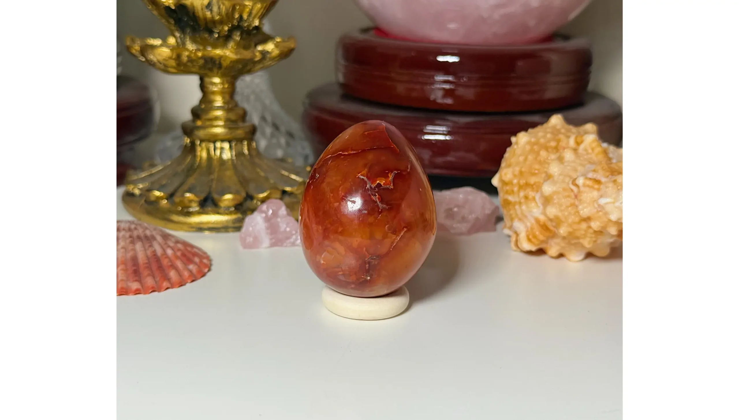 🐉🔥THE LOCKED DRAGON ~ CARNELIAN EGG🔥🐉 - Image 4