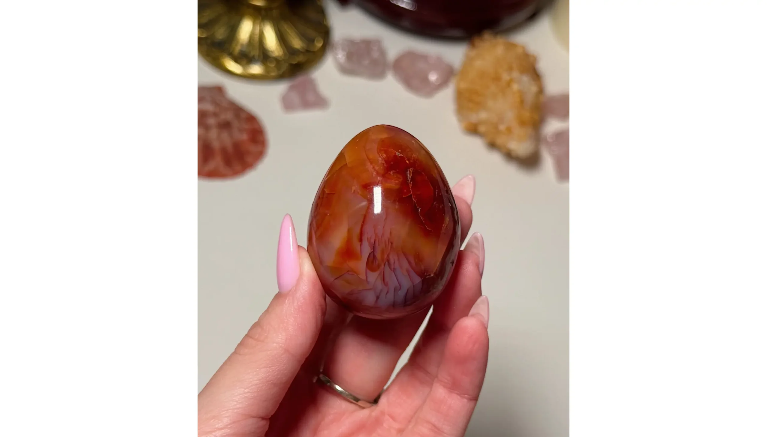 🐉🔥THE LOCKED DRAGON ~ CARNELIAN EGG🔥🐉 - Image 5