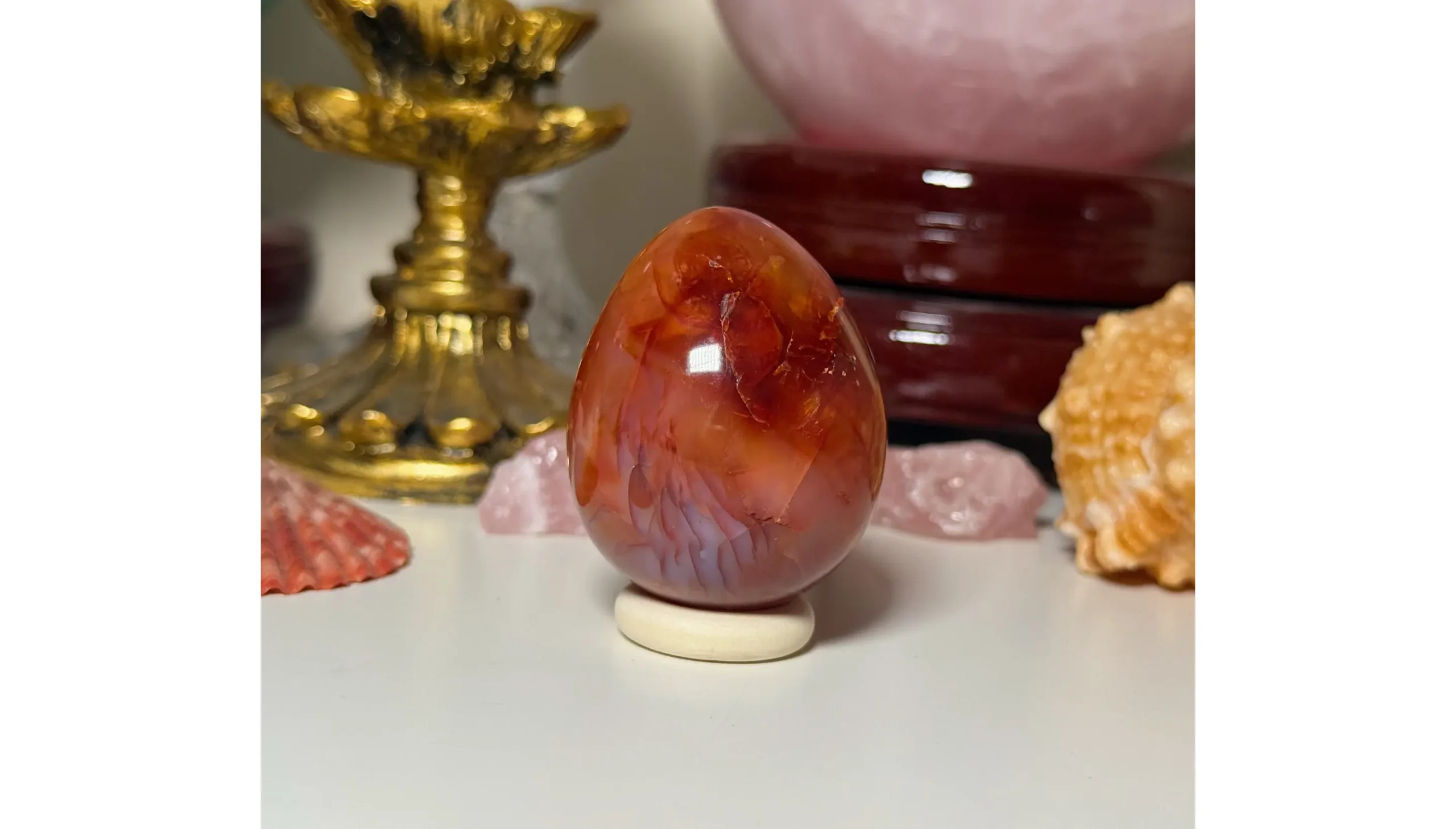🐉🔥THE LOCKED DRAGON ~ CARNELIAN EGG🔥🐉 - Image 2
