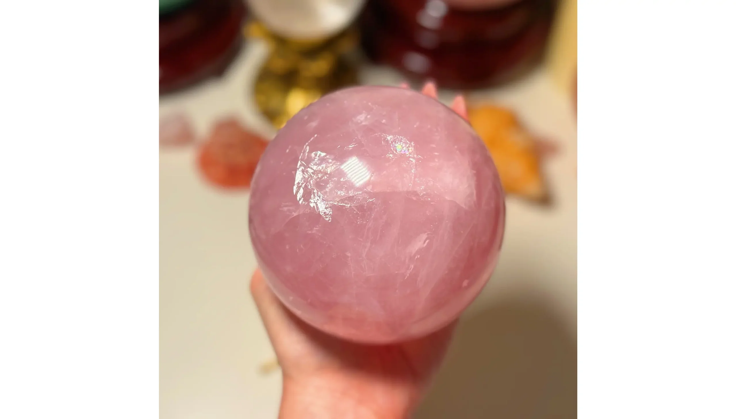 💗🌌GJ Venus Aura Orb ~ Rose Quartz🌌💗 - Image 2