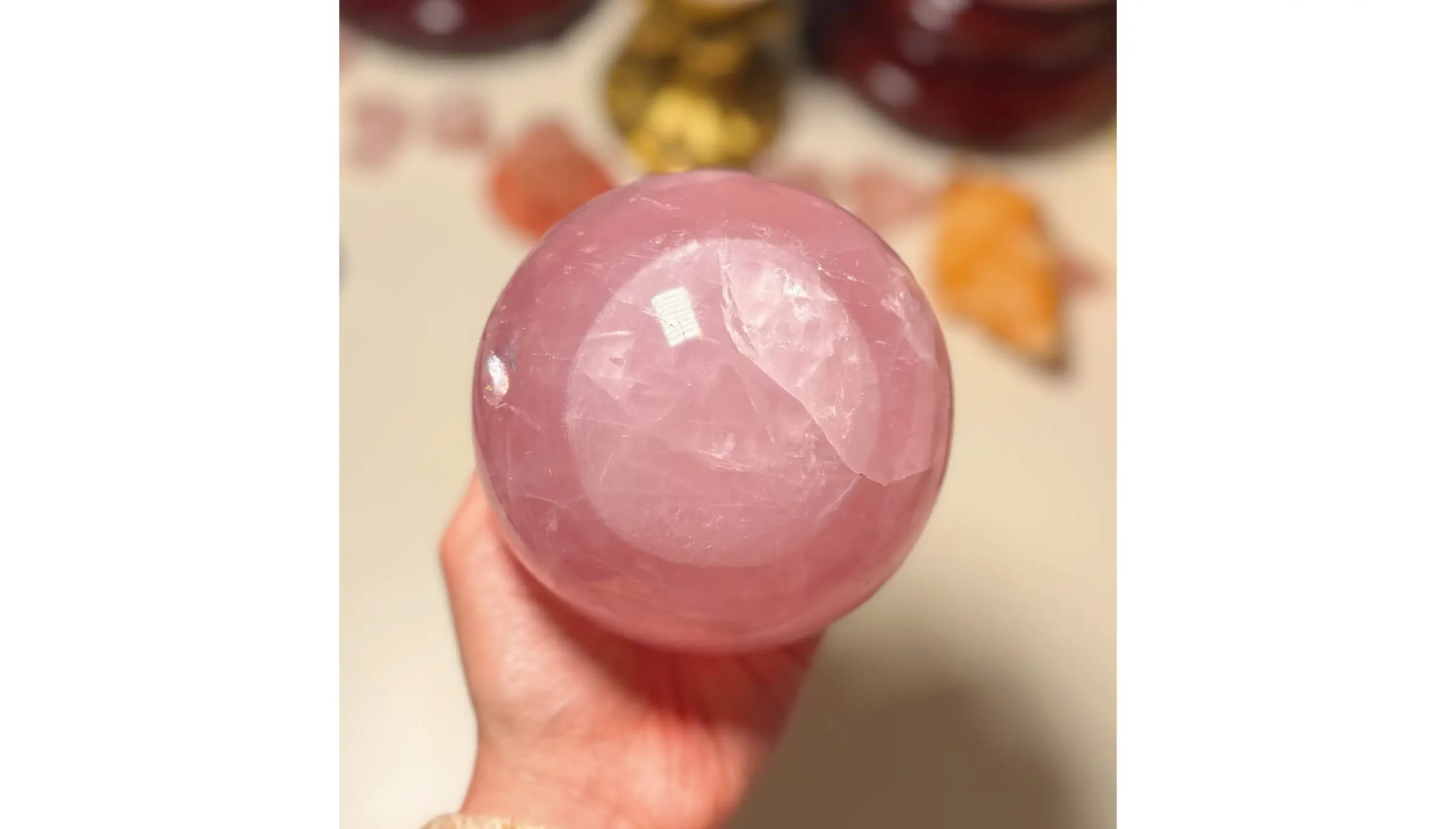 💗🌌GJ Venus Aura Orb ~ Rose Quartz🌌💗