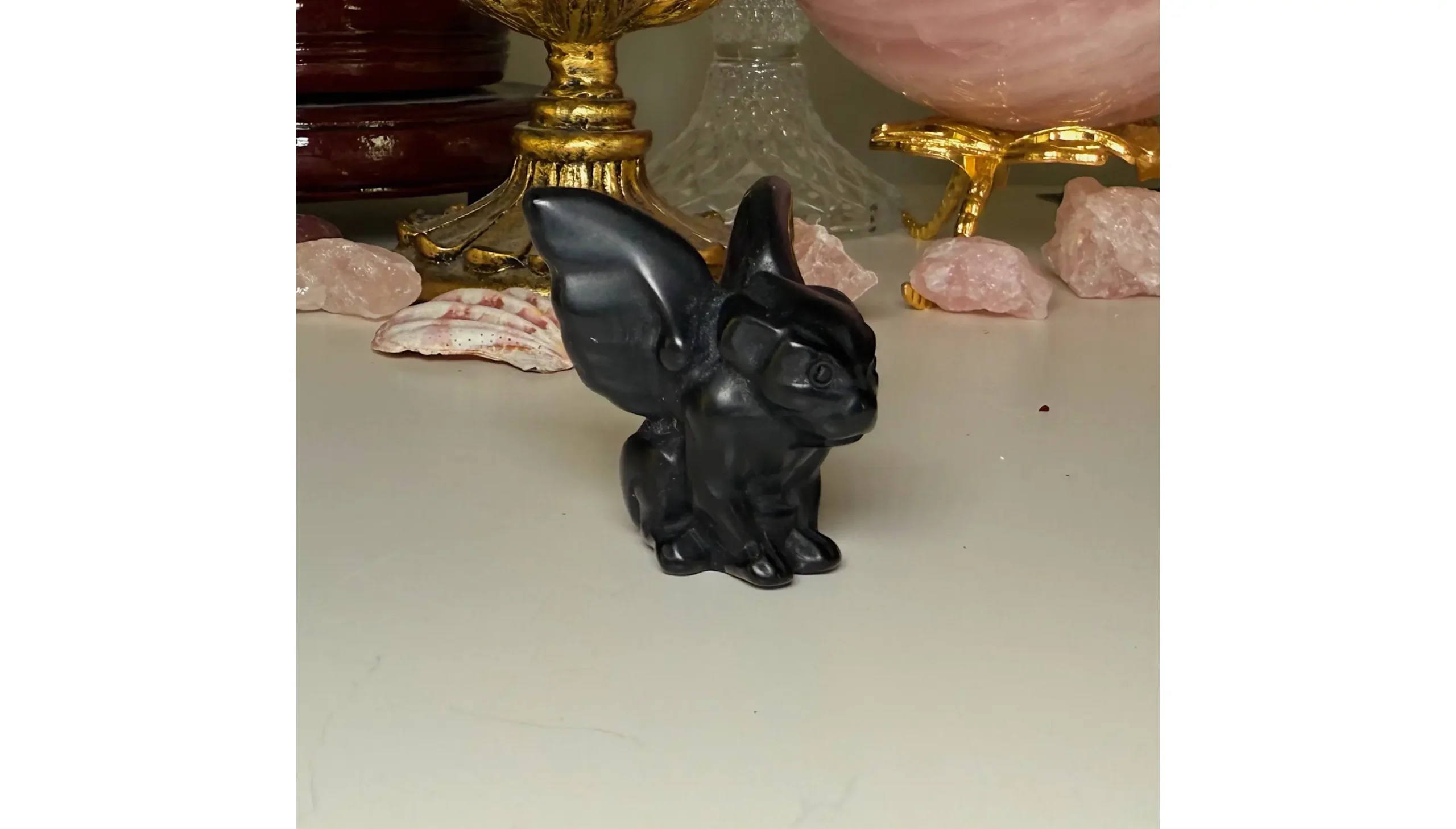 🖤🪽Gargoyle The Midnight Guardian ~ Black Obsidian🪽🖤 - Image 4