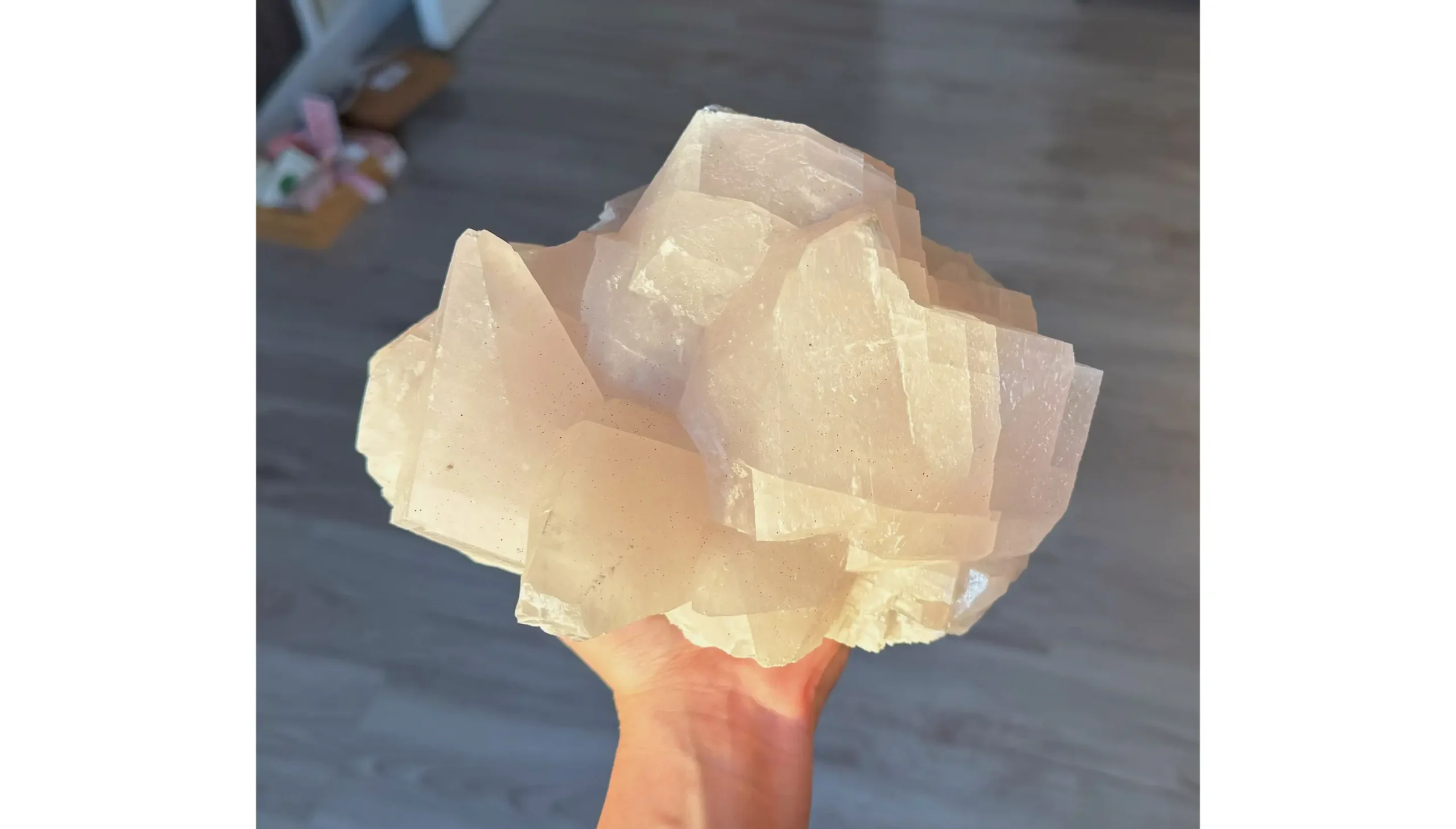 🧚♀️🌙✨The Astral Fairy Citadel ~ UV Pink Calcite✨🌙🧚♀️