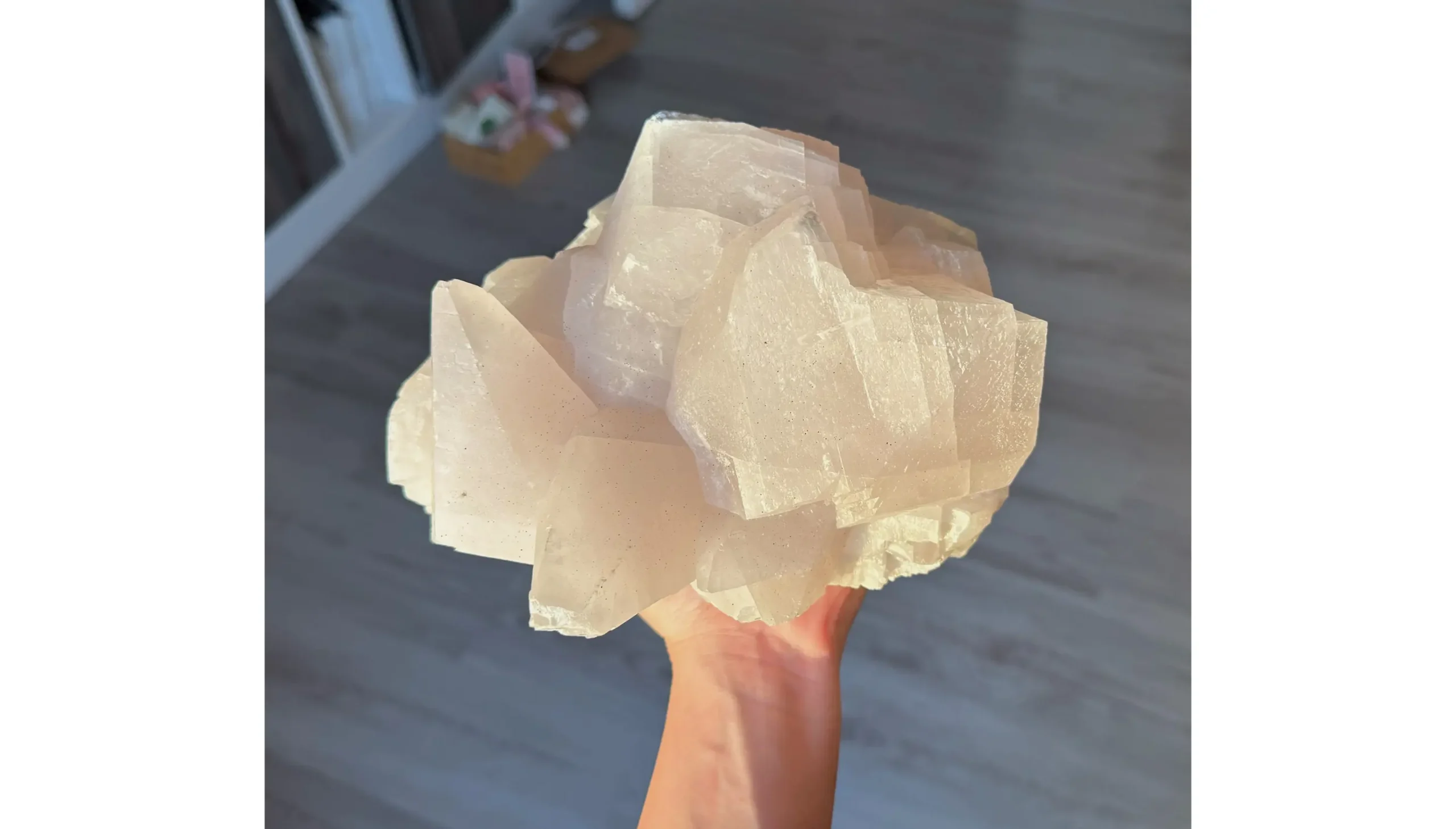 🧚♀️🌙✨The Astral Fairy Citadel ~ UV Pink Calcite✨🌙🧚♀️ - Image 5