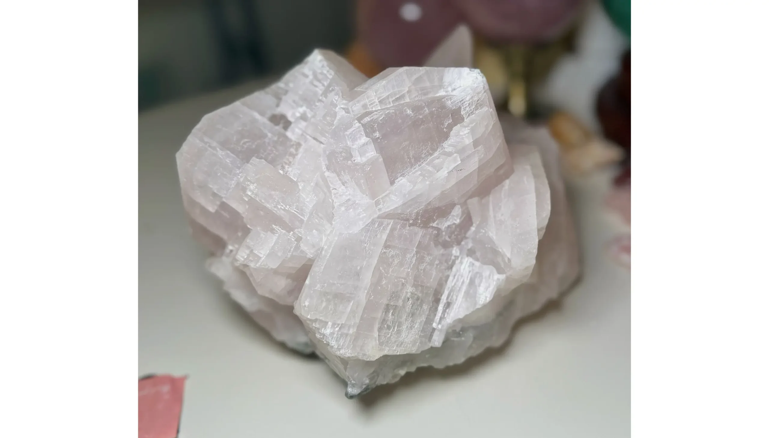 🧚♀️🌙✨The Astral Fairy Citadel ~ UV Pink Calcite✨🌙🧚♀️ - Image 4