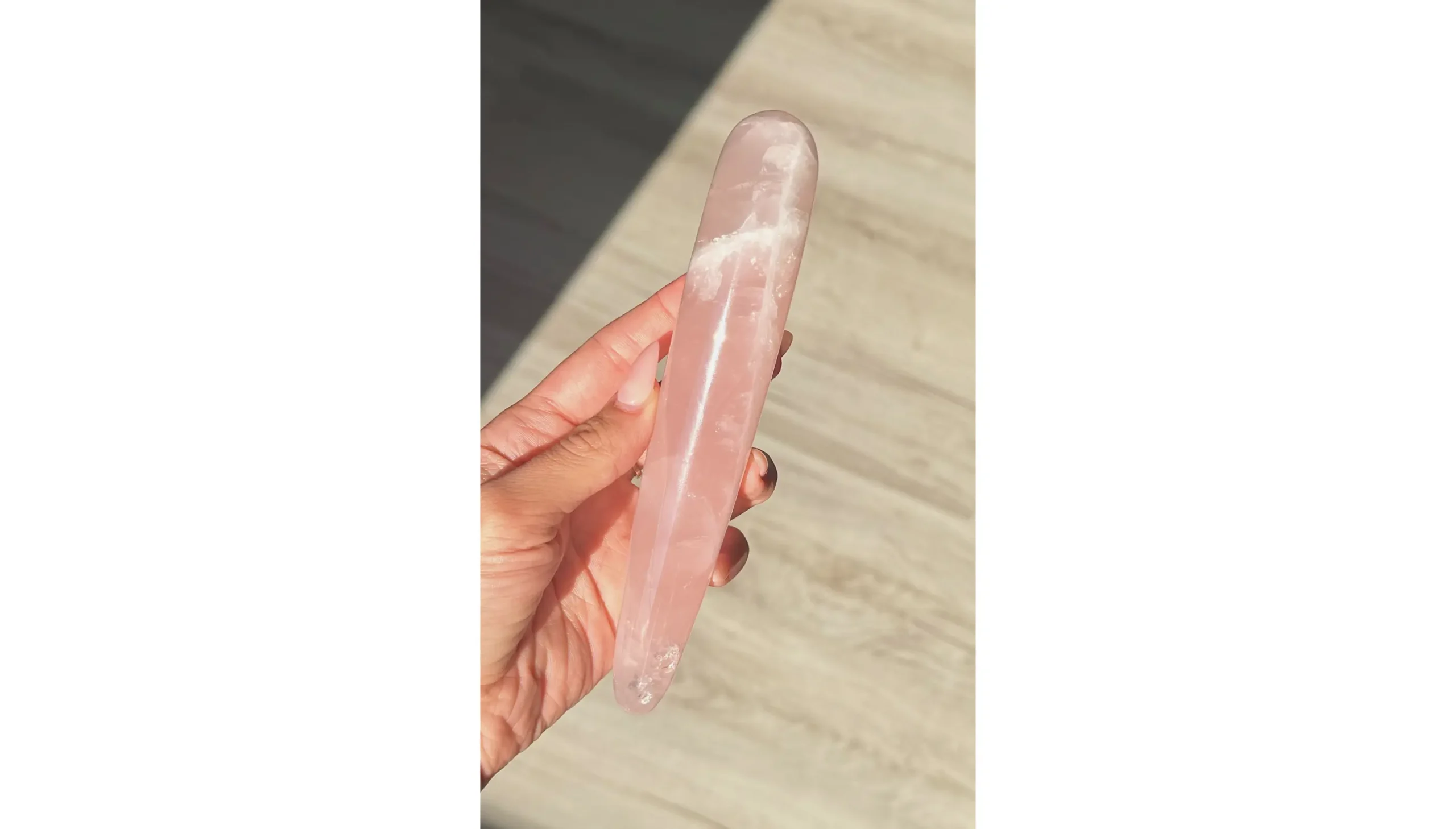 🌷Rose Quartz Yoni Wand ~ Selene’s Veil🌙🌷 - Image 4