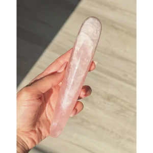 🌷Rose Quartz Yoni Wand ~ Selene’s Veil🌙🌷