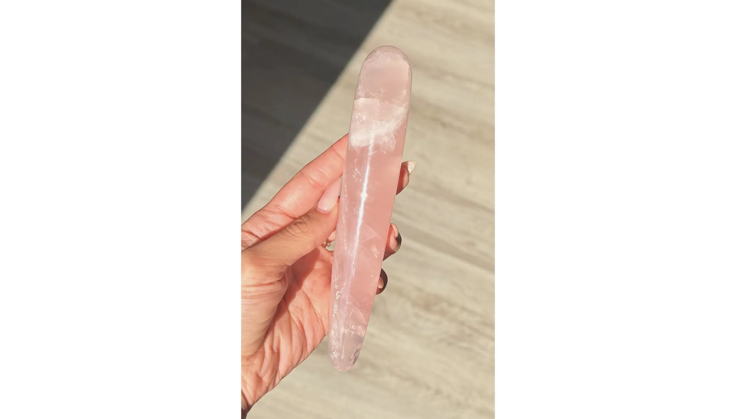 🌷Rose Quartz Yoni Wand ~ Selene’s Veil🌙🌷 - Image 3