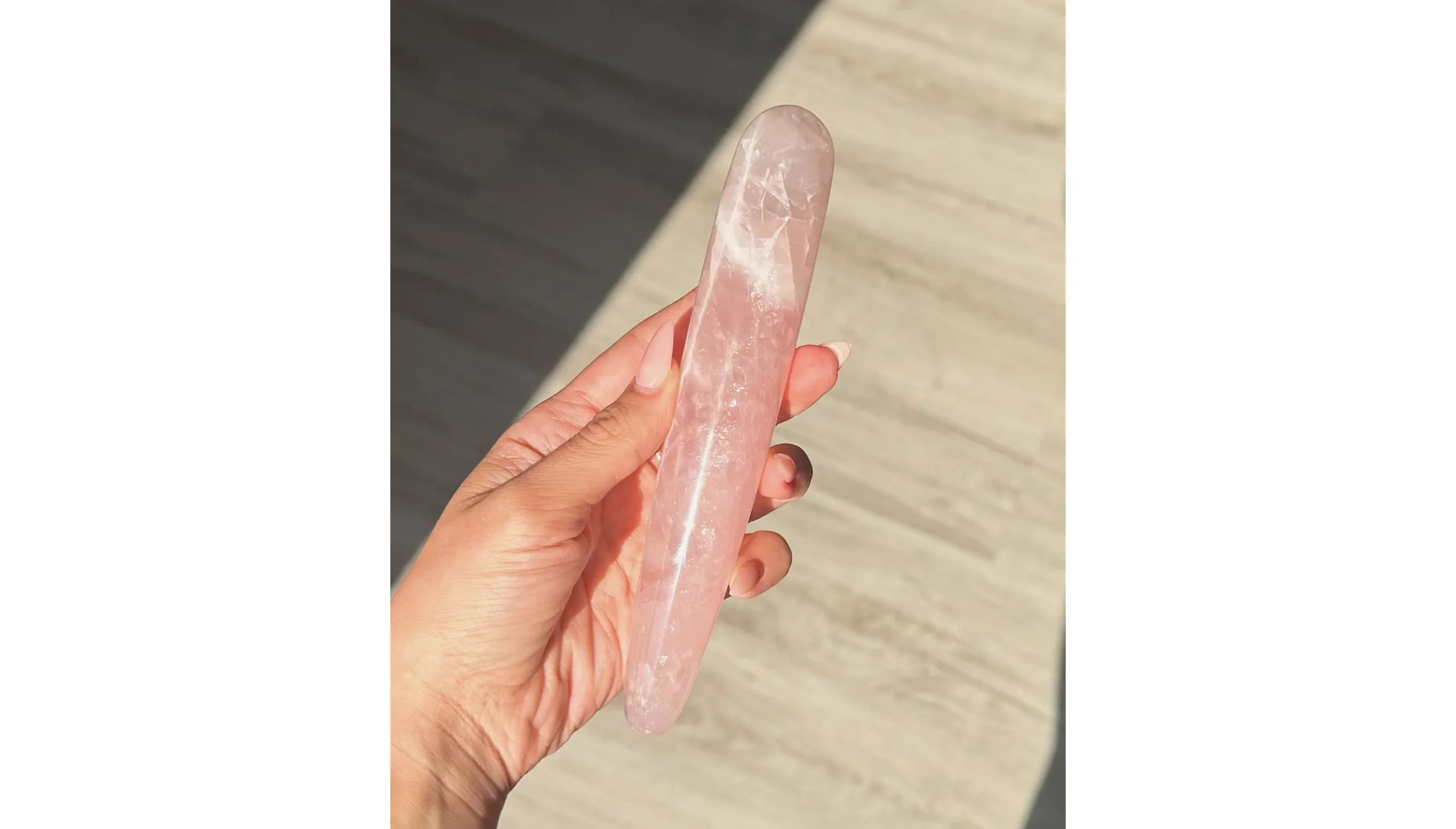 🌷Rose Quartz Yoni Wand ~ Selene’s Veil🌙🌷 - Image 2