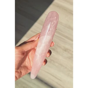 🌸Rose Quartz Yoni Wand ~ The Blooming Gate🌸🕊️