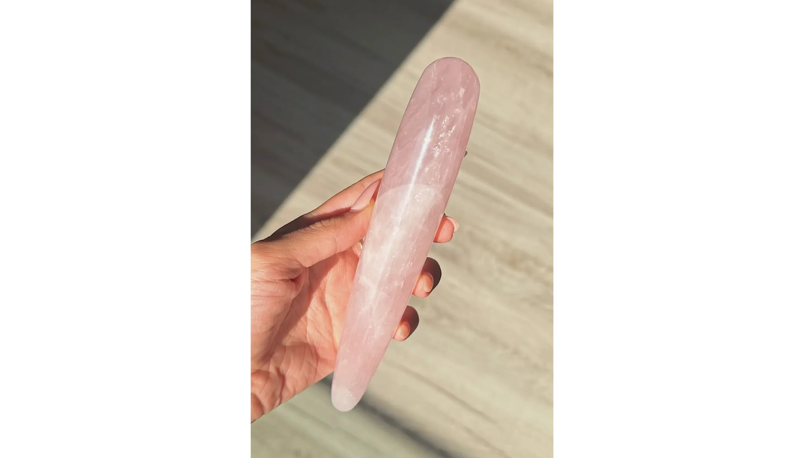 🌸Rose Quartz Yoni Wand ~ The Blooming Gate🌸🕊️