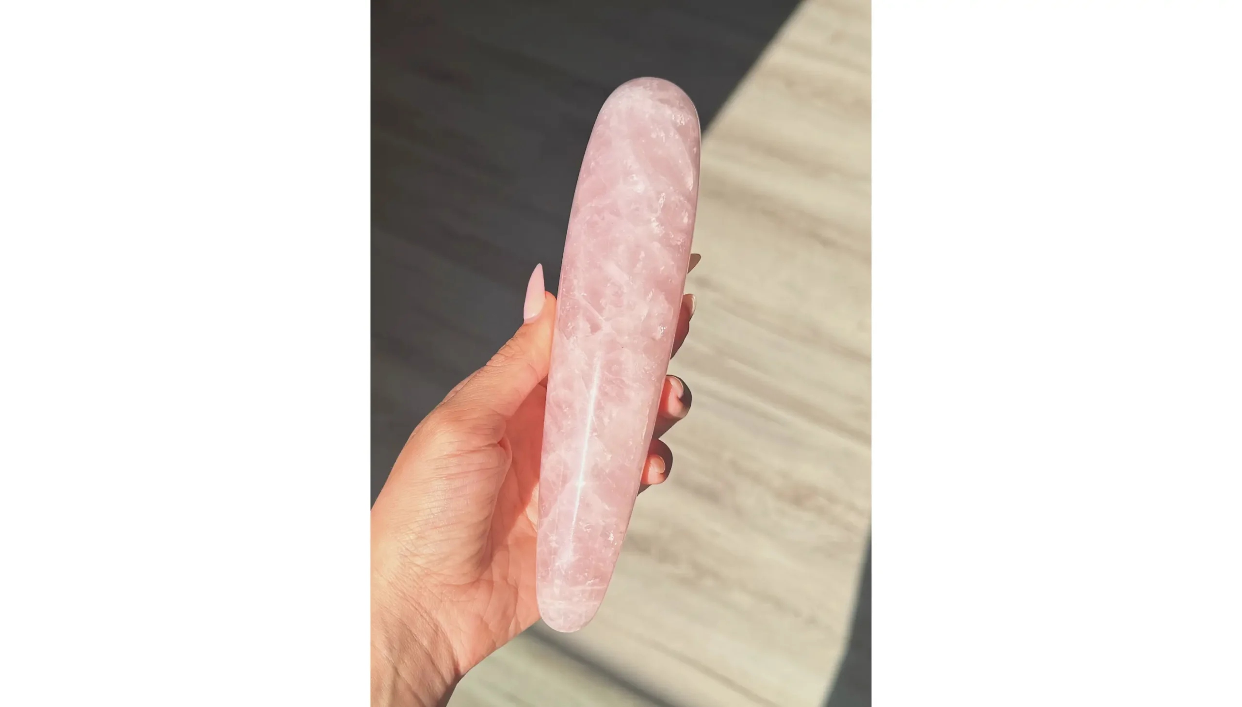 🌸Rose Quartz Yoni Wand ~ Moonveil Bloom🌙🌸 - Image 2
