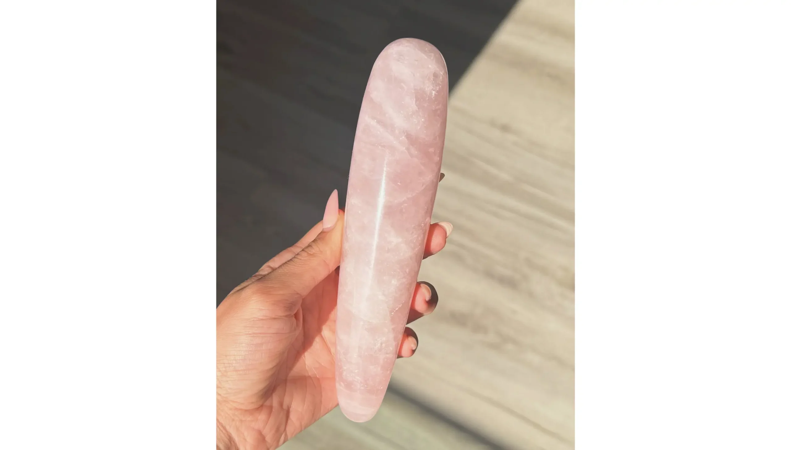🌸Rose Quartz Yoni Wand ~ Moonveil Bloom🌙🌸 - Image 3