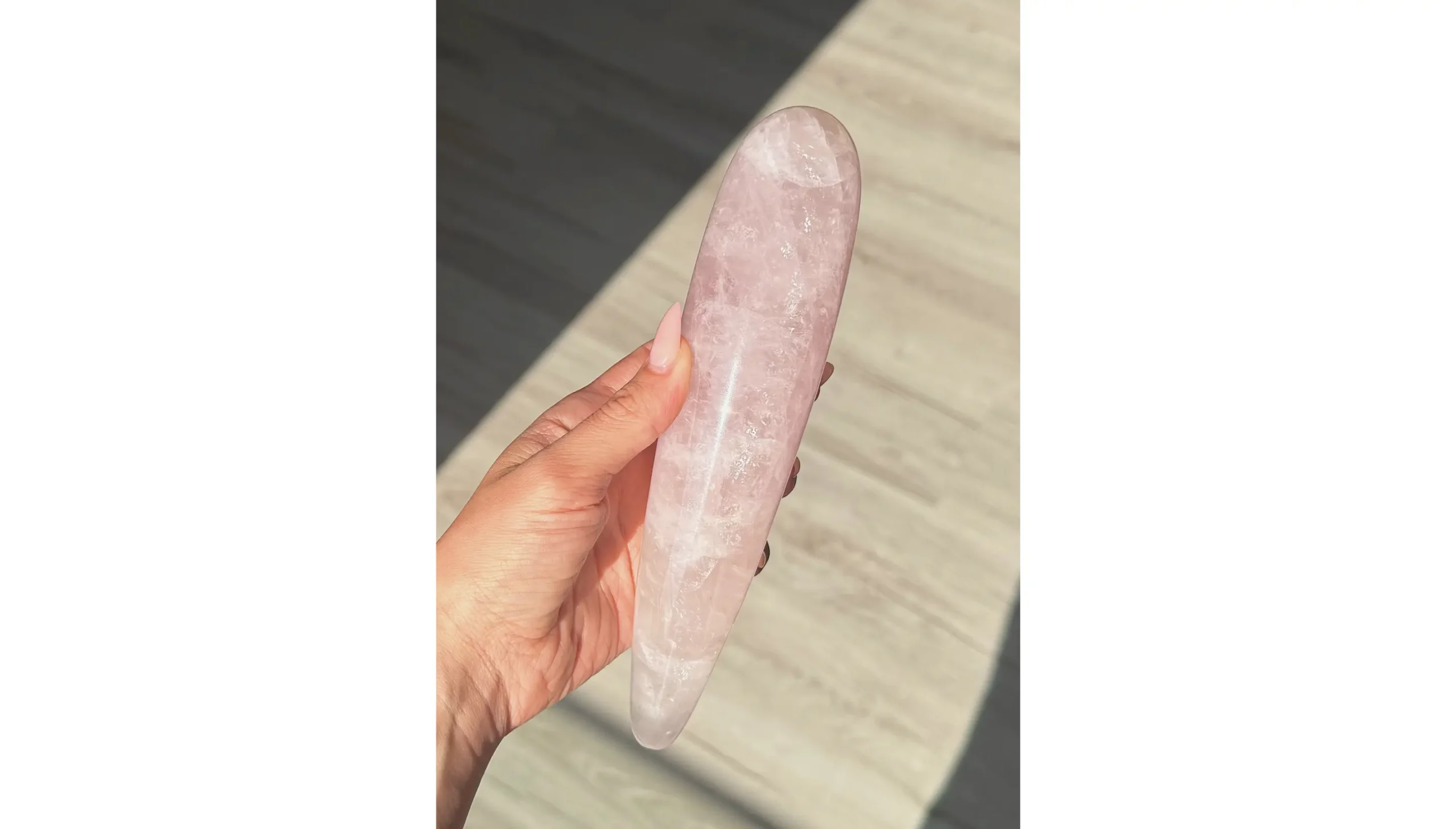 🌸Rose Quartz Yoni Wand ~ Celestial Temple🕊️🌸