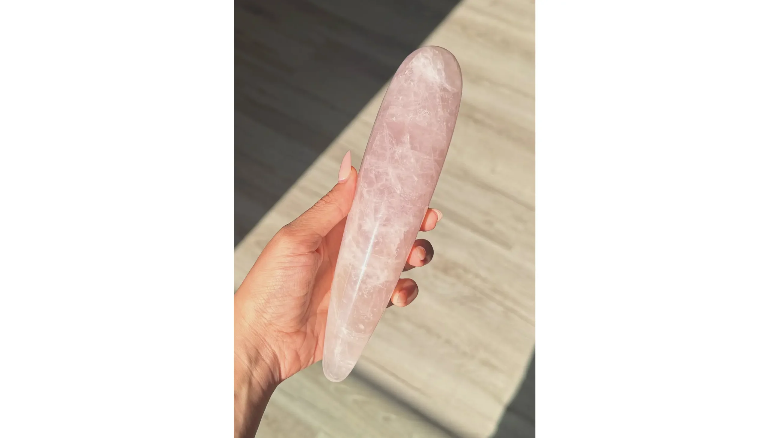 🌸Rose Quartz Yoni Wand ~ Celestial Temple🕊️🌸 - Image 5