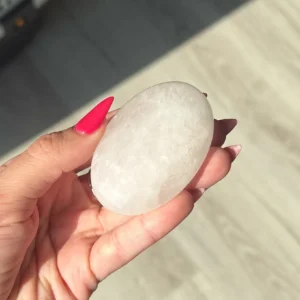 🤍✨Clear Quartz Palm Stone✨🤍