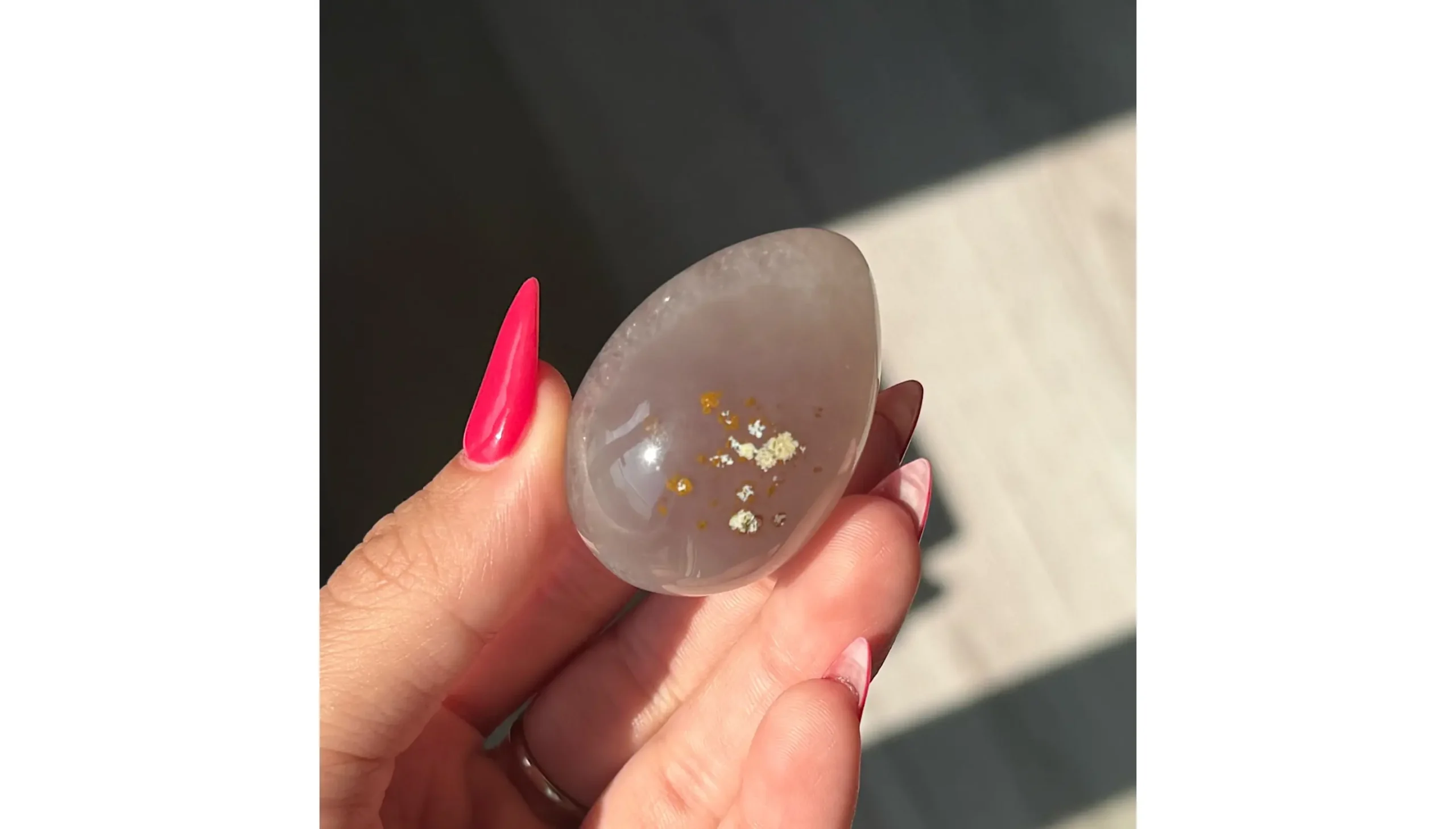 🥚🌸✨Flower Agate Egg✨🌸🥚