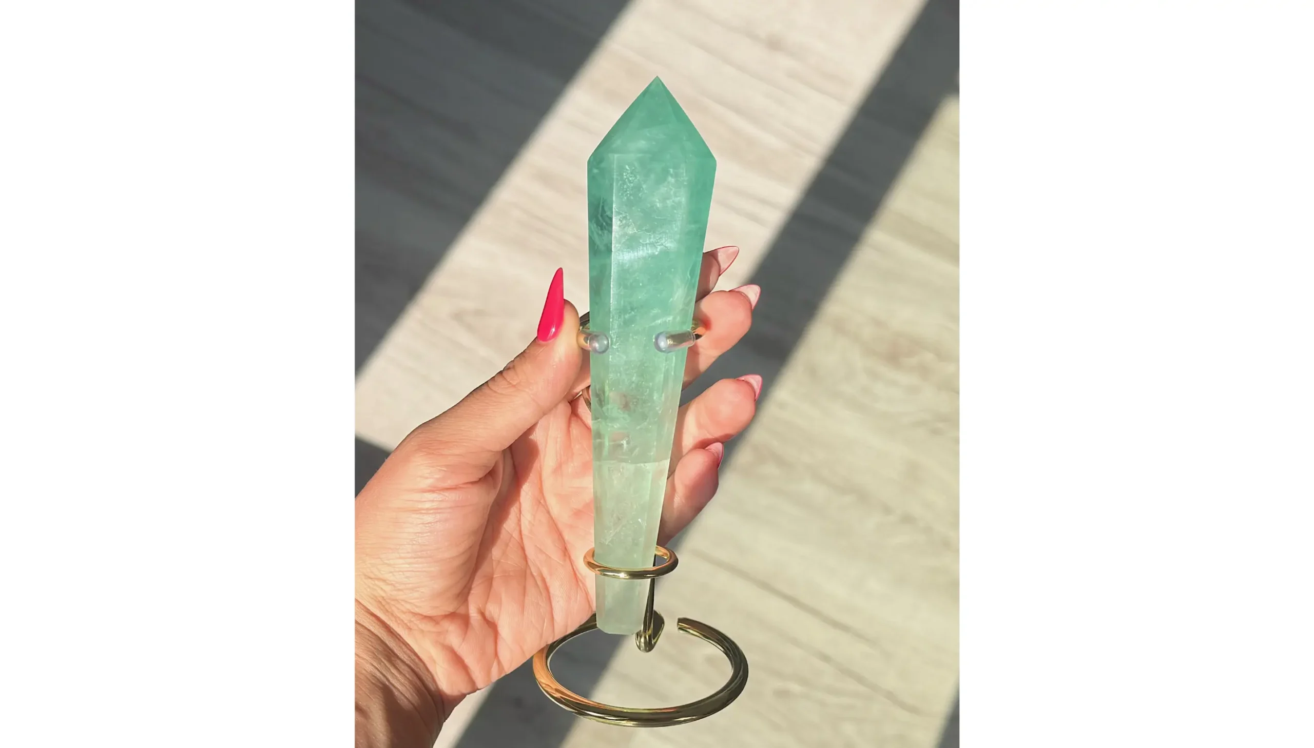 🧜♀️🌙✨Moonsong Tide Wand ~ Baja Fluorite✨🌙🧜♀️ - Image 3